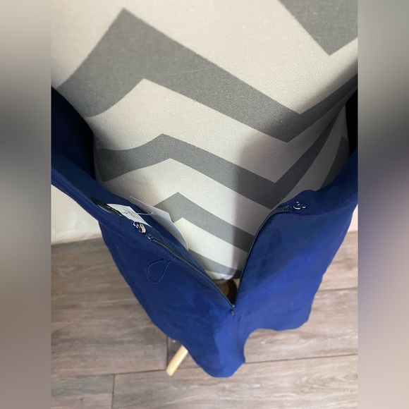 New J. Crew Size 10 Blue Cocktail Dress - Picture 7 of 10